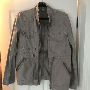 J Crew Gray utility jacket